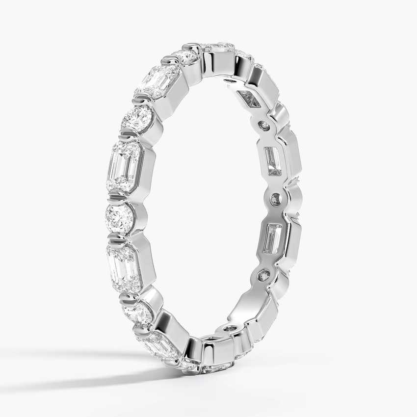 Emerald Eternity Mix - White Gold - Side 1
