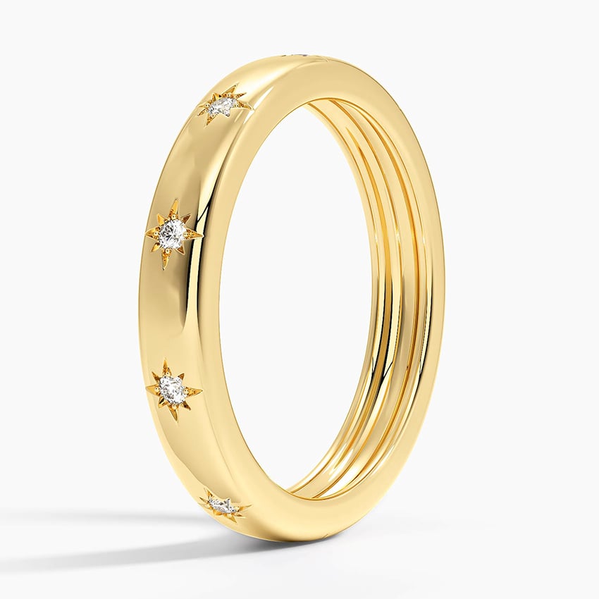 Scattered Stars - Yellow Gold - Side 1