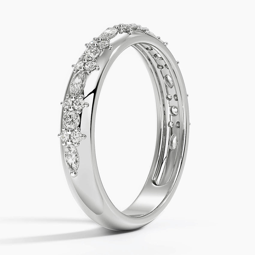 Marquise Mosaic - White Gold - Side 1