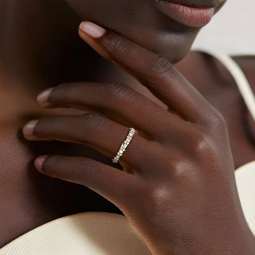 Marquise Mosaic - Yellow Gold - Lifestyle