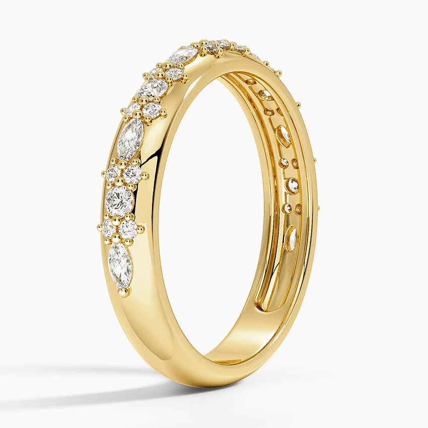 Marquise Mosaic - Yellow Gold - Side 1