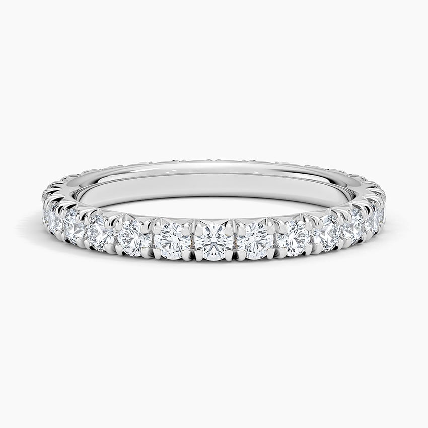 Pavé Orbit - White Gold - Top