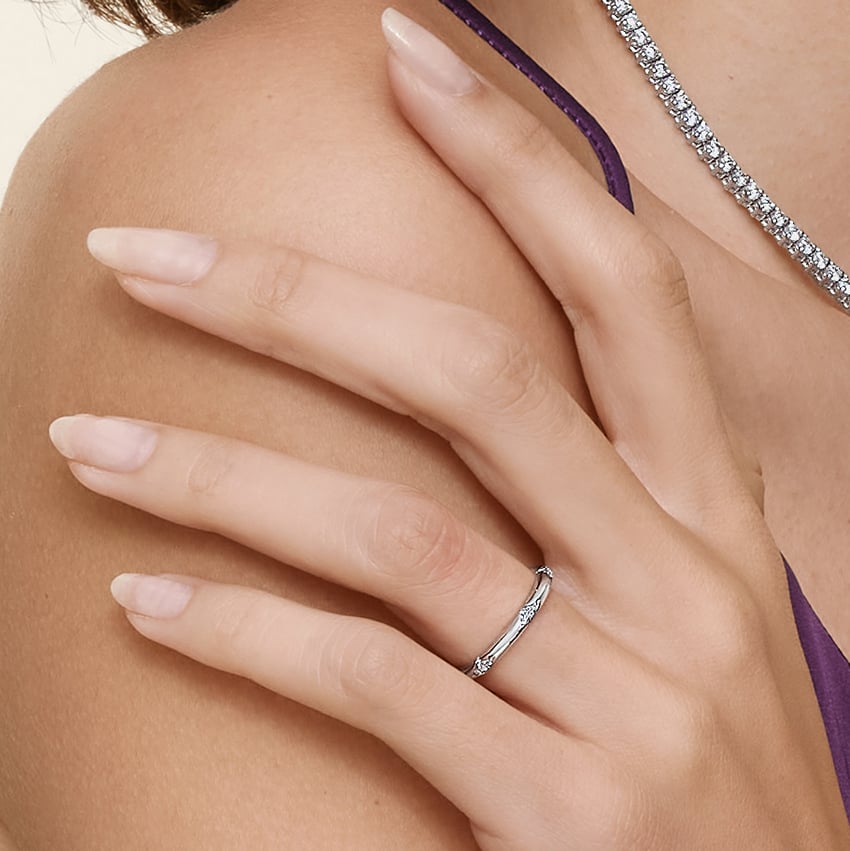 Spaced Accents - White Gold - Lifestyle