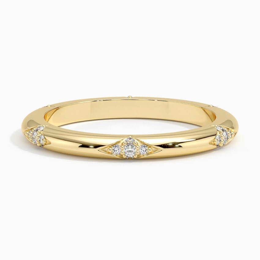 Spaced Accents - Yellow Gold - Top