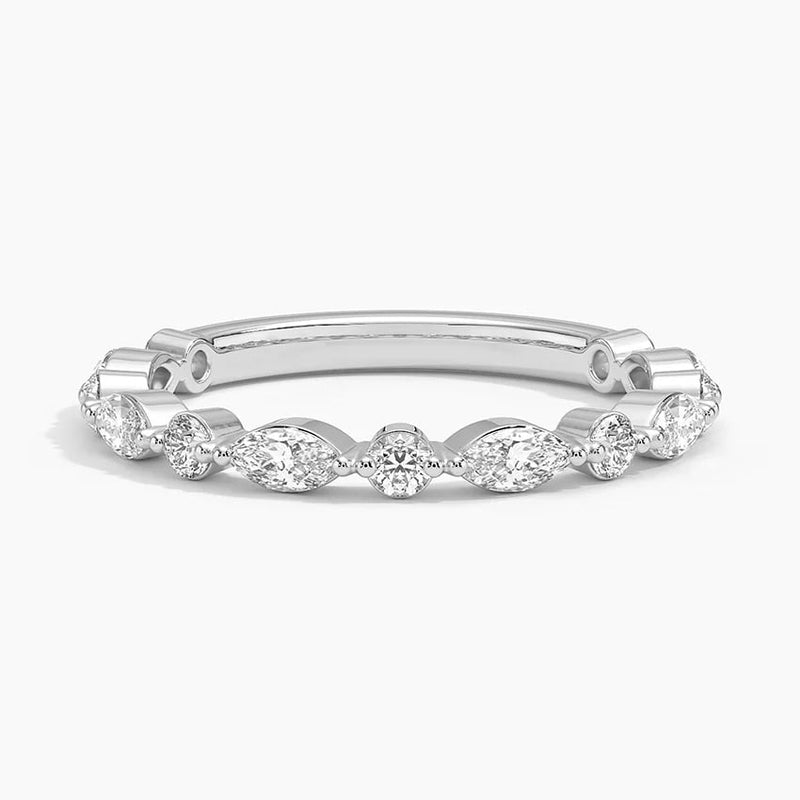 Marquise Garland - White Gold - Top