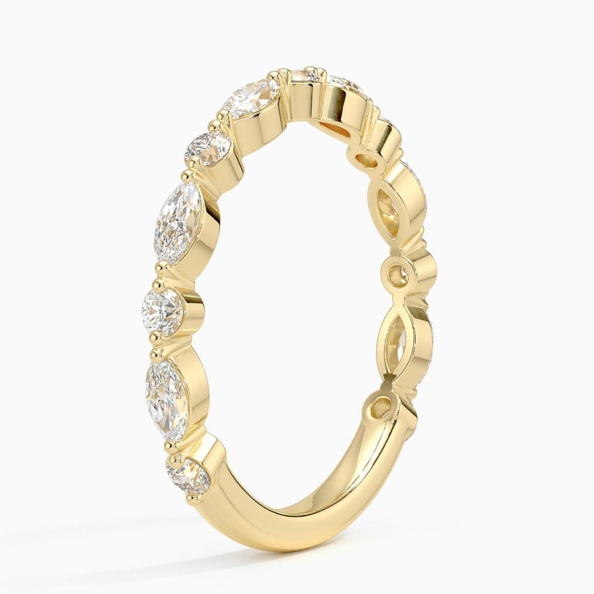 Marquise Garland - Yellow Gold - Side 1