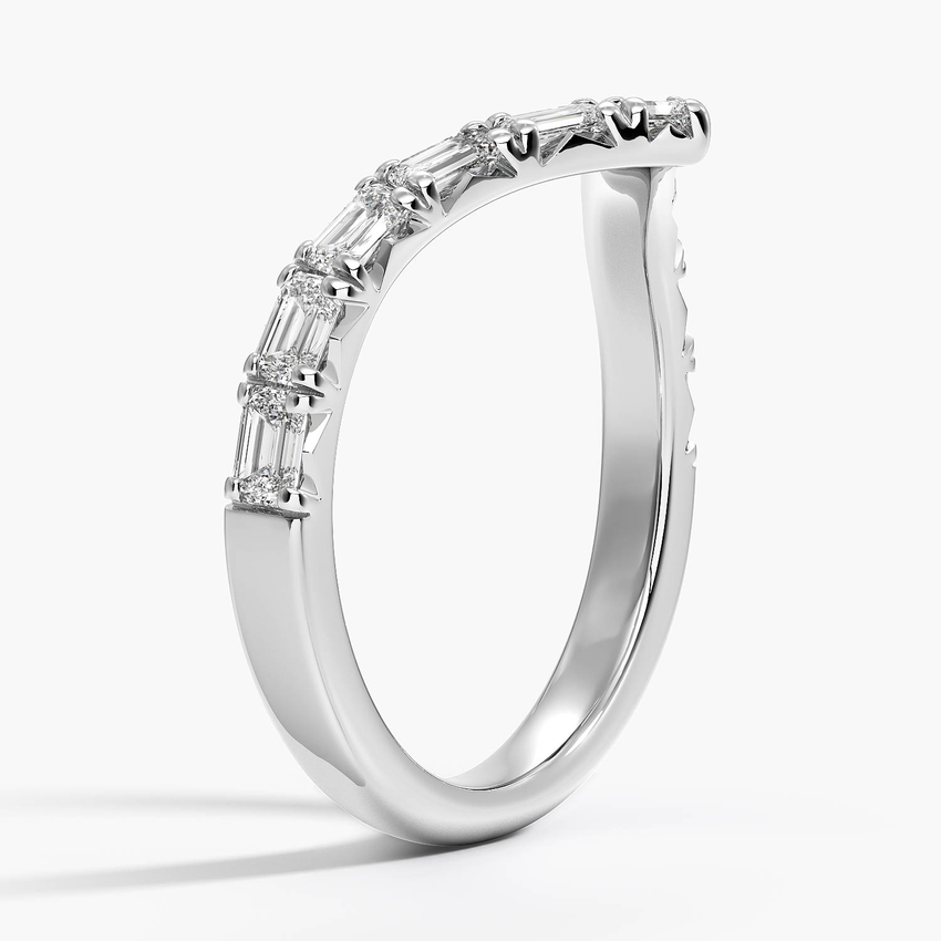 Step-Cut Contour - White Gold - Side 1