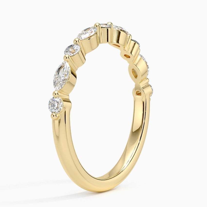 Marquise Shimmer - Yellow Gold - Side 1