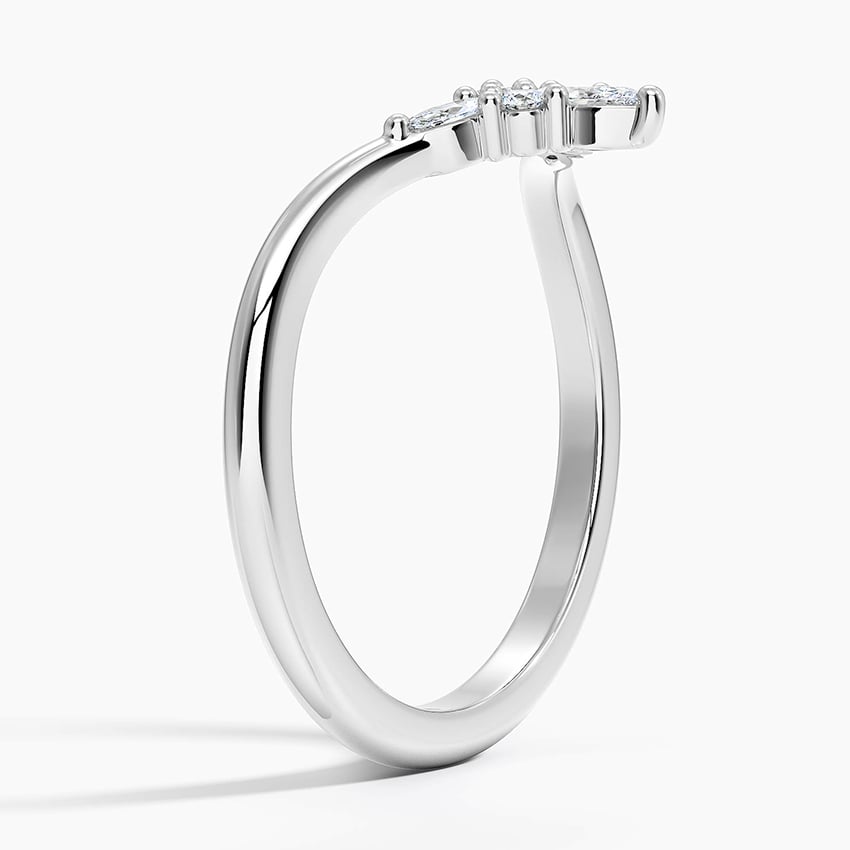 Marquise Wave - White Gold - Side 1