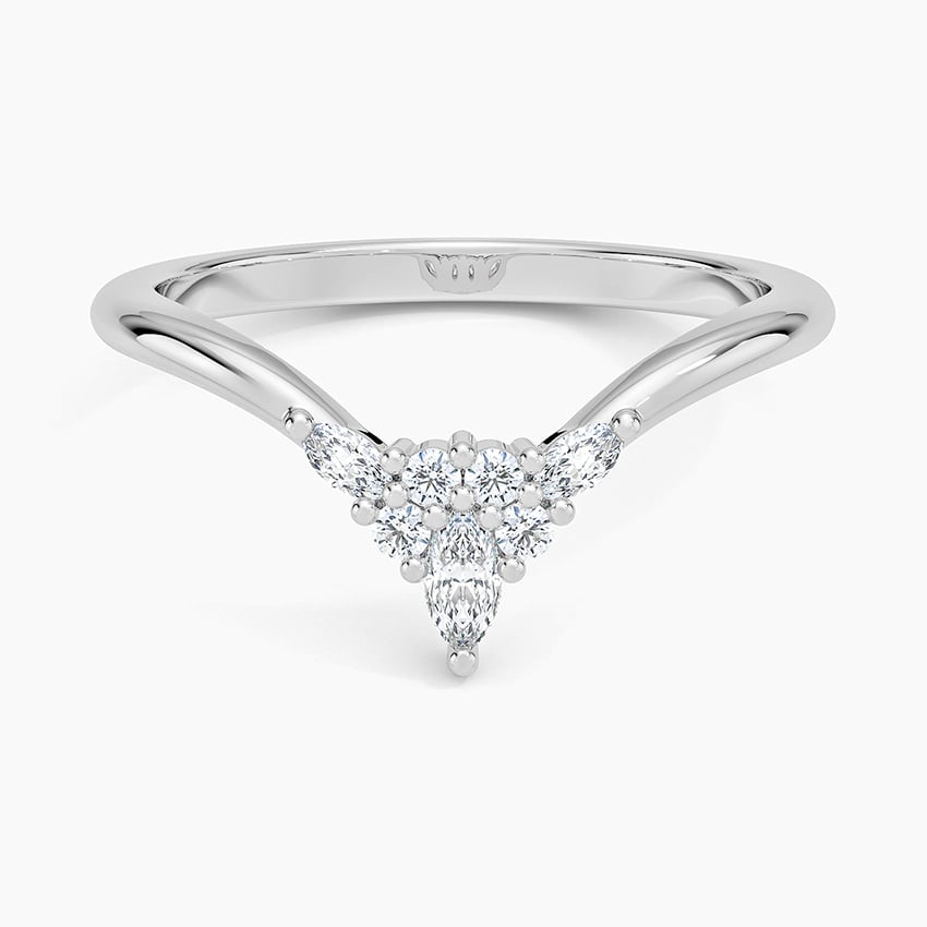 Marquise Wave - White Gold - Top