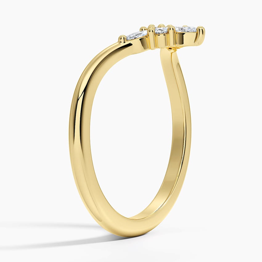 Marquise Wave - Yellow Gold - Side 1