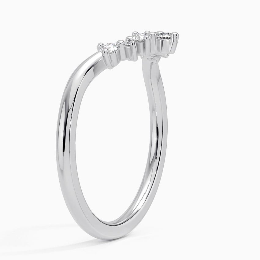Cluster Chevron - White Gold - Side 1