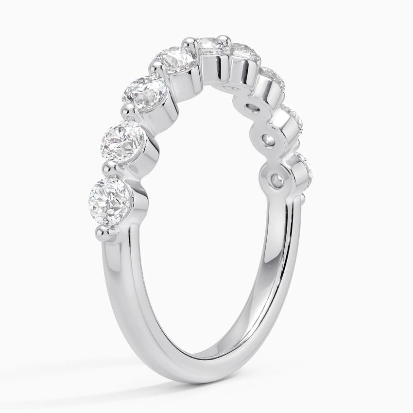 Shared Prong Classic - White Gold - Side 1