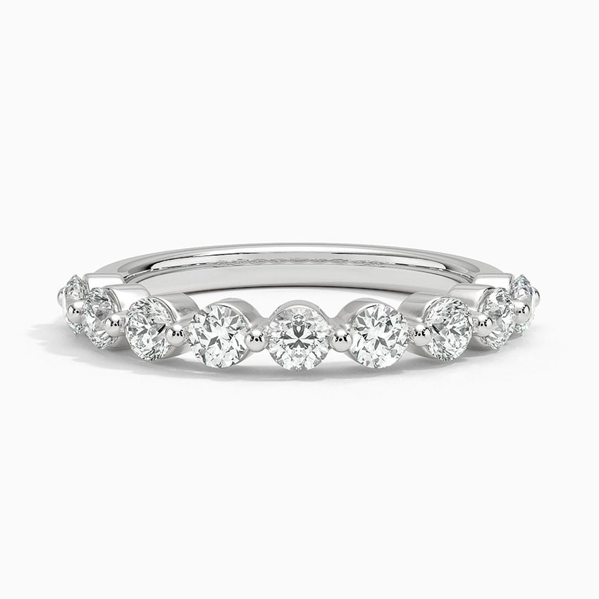 Shared Prong Classic - White Gold - Top