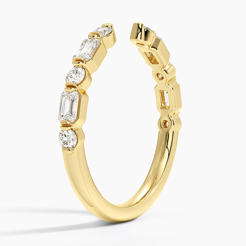 Open Emerald - Yellow Gold - Side 1