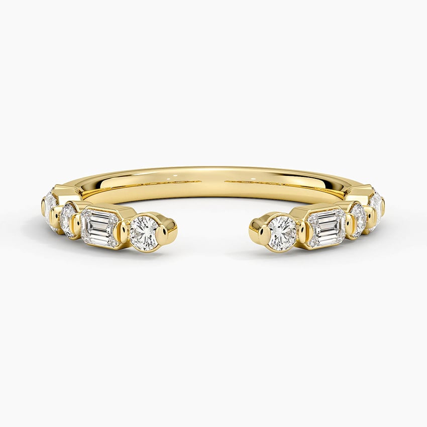 Open Emerald - Yellow Gold - Top