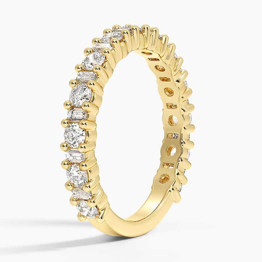 Baguette Mix - Yellow Gold - Side 1
