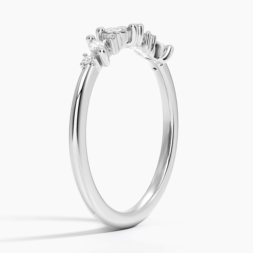 Marquise Accent - White Gold - Side 1