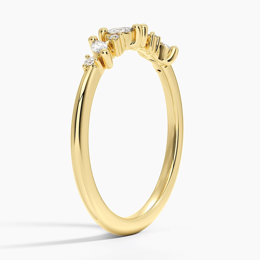 Marquise Accent - Yellow Gold - Side 1