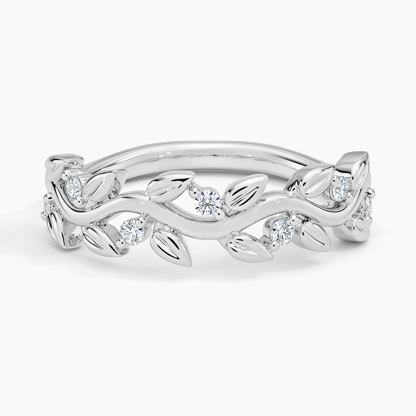 Leaf Vine - White Gold - Top