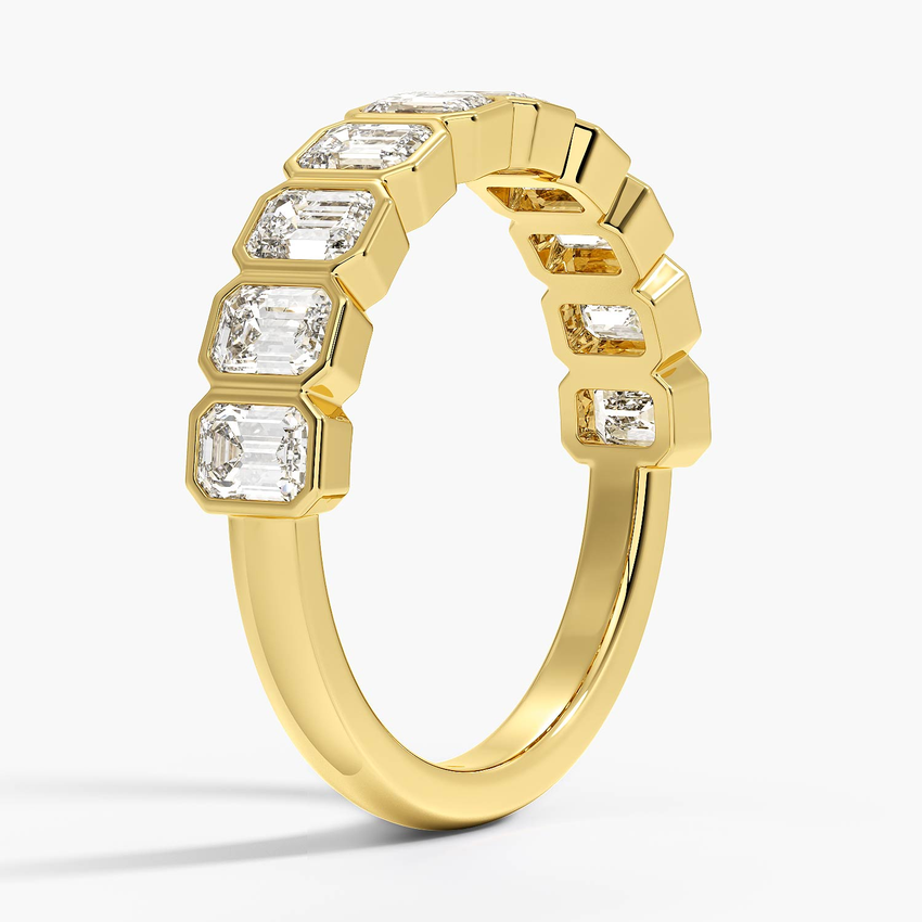 Emerald Bezel - Yellow Gold - Side 1