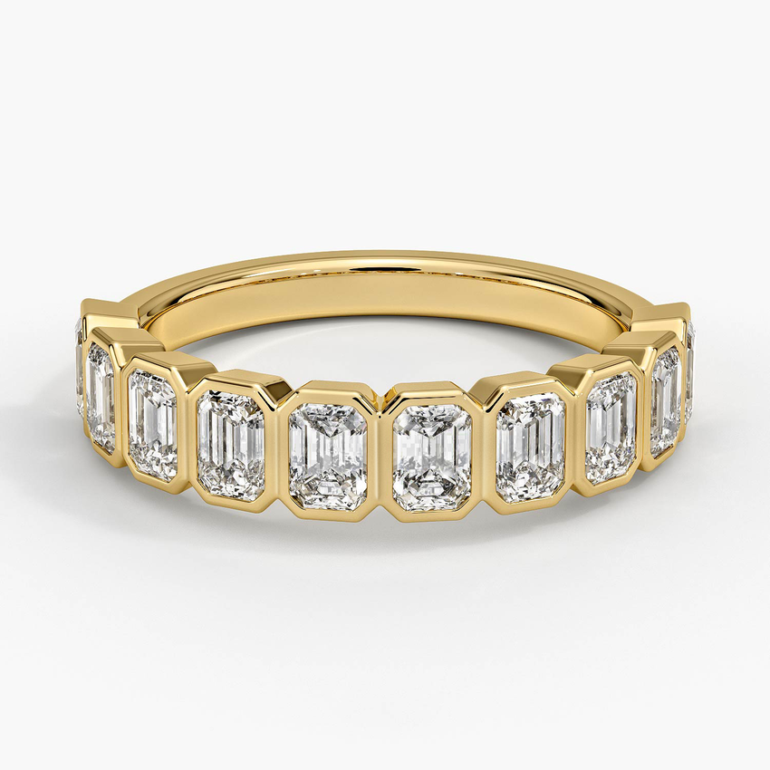 Emerald Bezel - Yellow Gold - Top