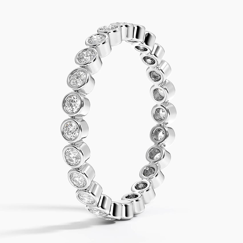 Bezel Eternity - White Gold - Side 1