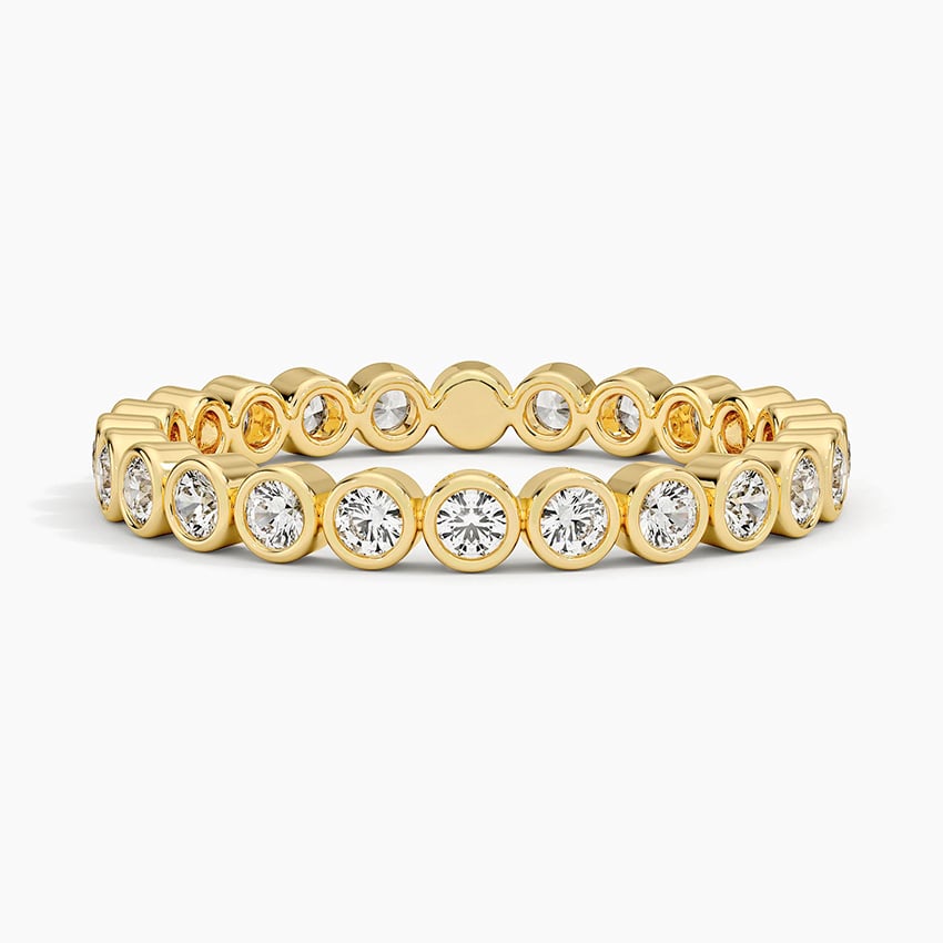 Bezel Eternity - Yellow Gold - Top