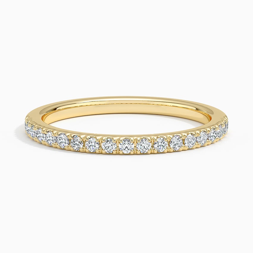 Petite Scallop - Yellow Gold - Top