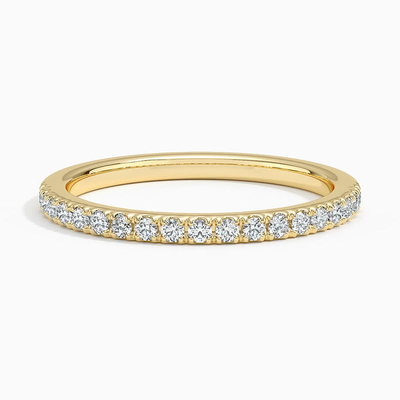 Petite Scallop - Yellow Gold - Top