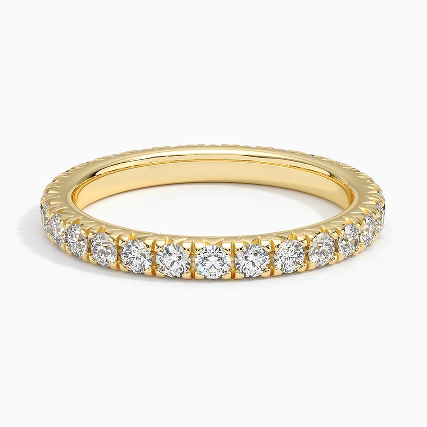 Pavé Horizon - Yellow Gold - Top