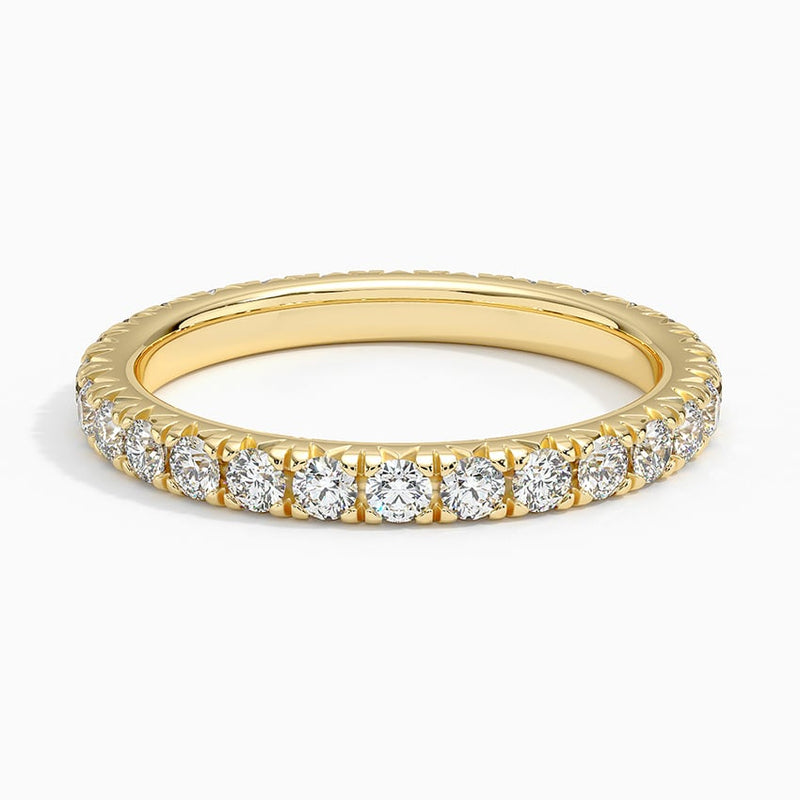 Pavé Horizon - Yellow Gold - Top
