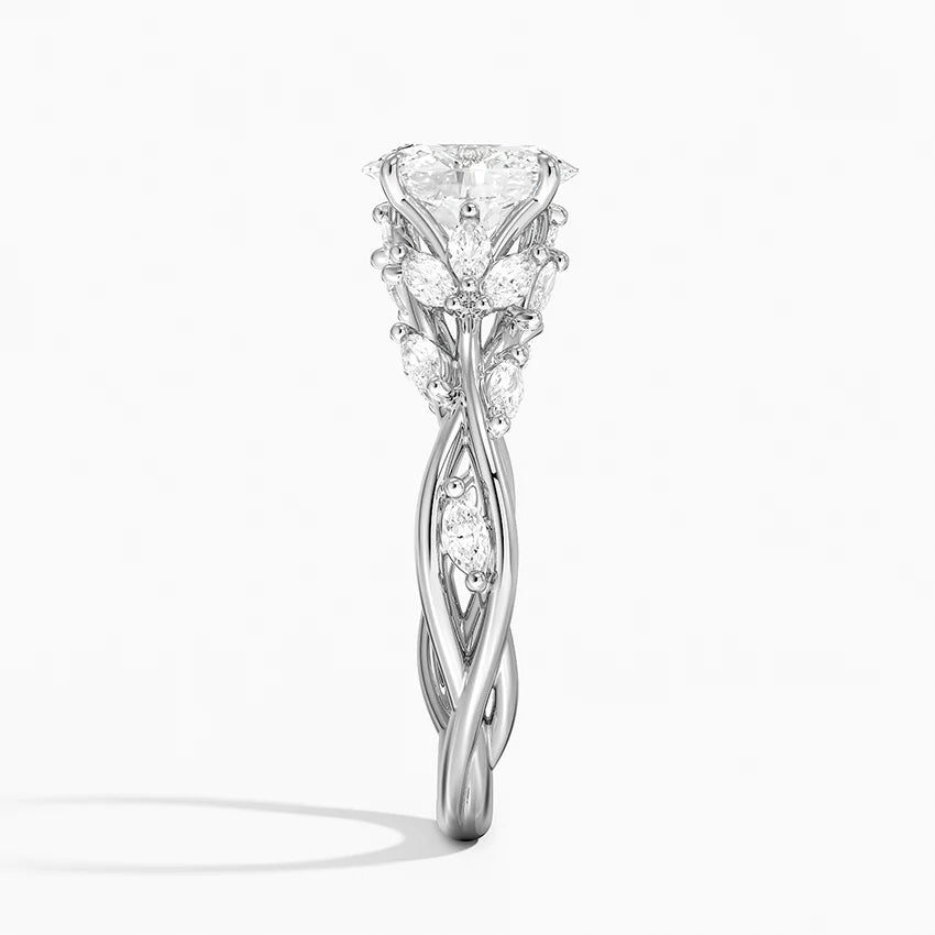 Capri Diamond Ring - White Gold - Product Image 03