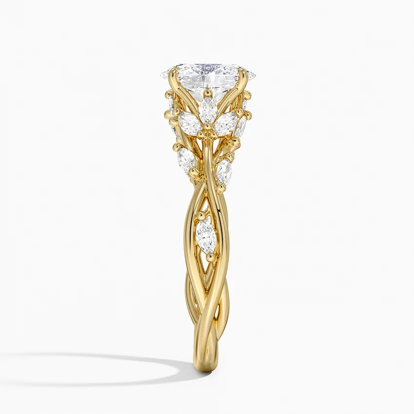 Capri Diamond Ring - Yellow Gold - Product Image 03