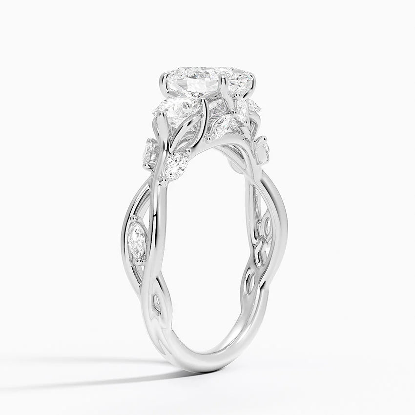 Santorini Diamond Ring - White Gold - Product Image 02