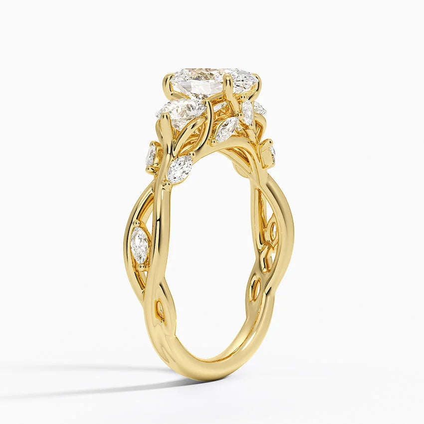 Santorini Diamond Ring - Yellow Gold - Product Image 02