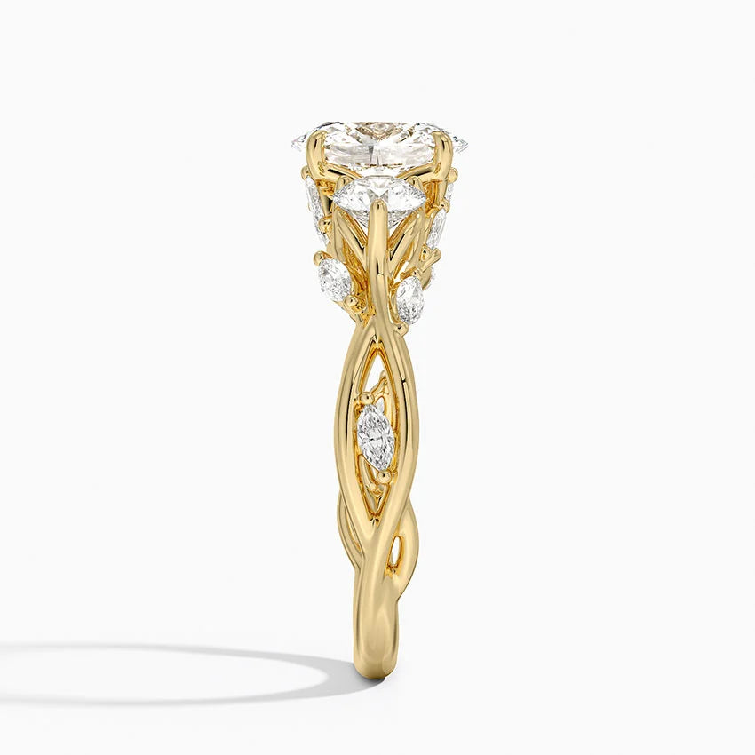Santorini Diamond Ring - Yellow Gold - Product Image 03