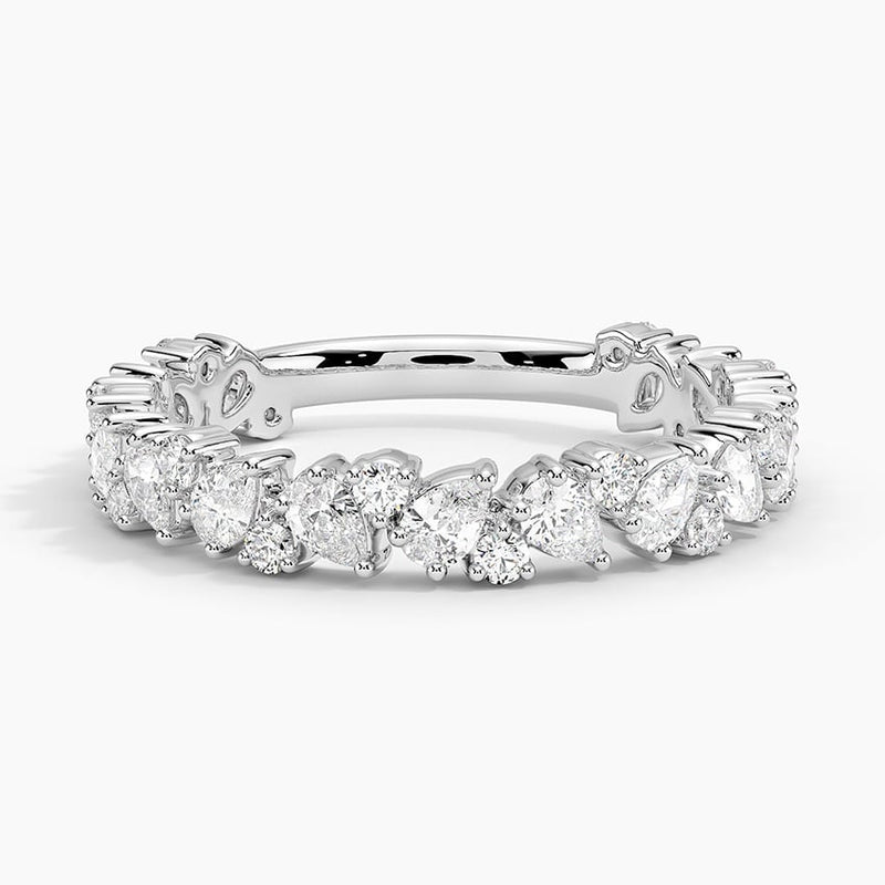 Pear Three-Quarter - White Gold - Top