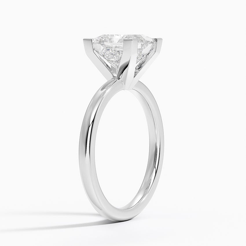 Sitka Princess lab-grown diamond ring, side1, 2 ct