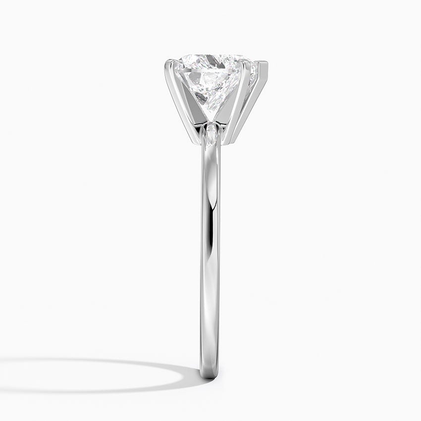 Juneau Heart lab-grown diamond ring, side2, 2 ct