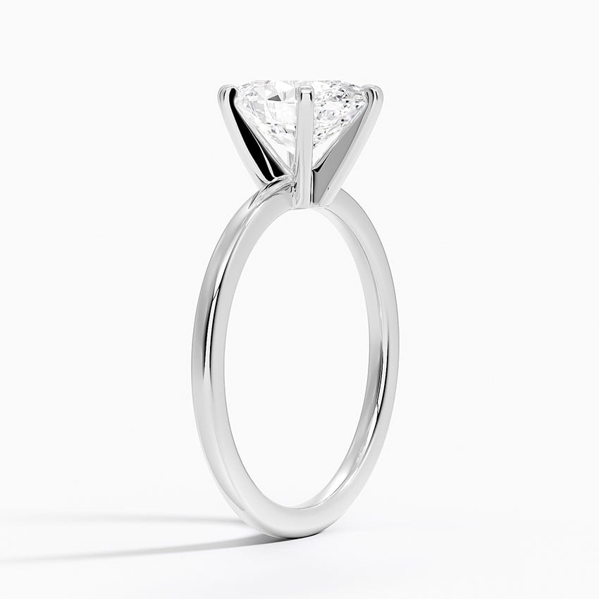 Key Largo Oval lab-grown diamond ring, side1, 2 ct