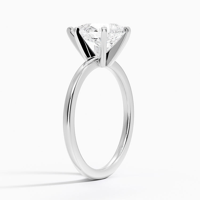 Anemone Pear lab-grown diamond ring, side1, 2 ct