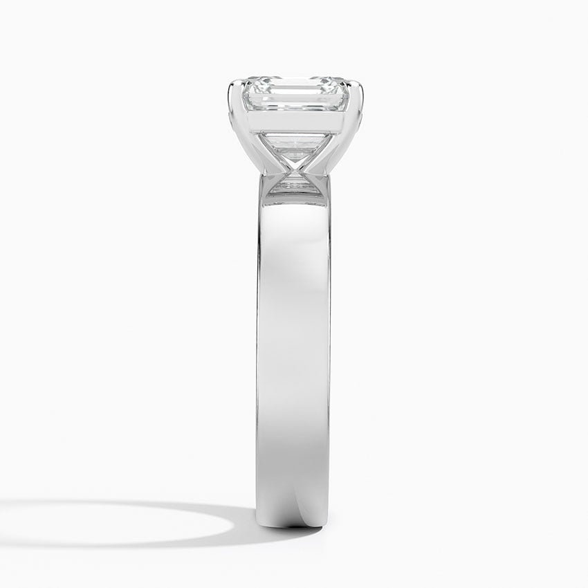 Drift Asscher lab-grown diamond ring, side2, 2 ct