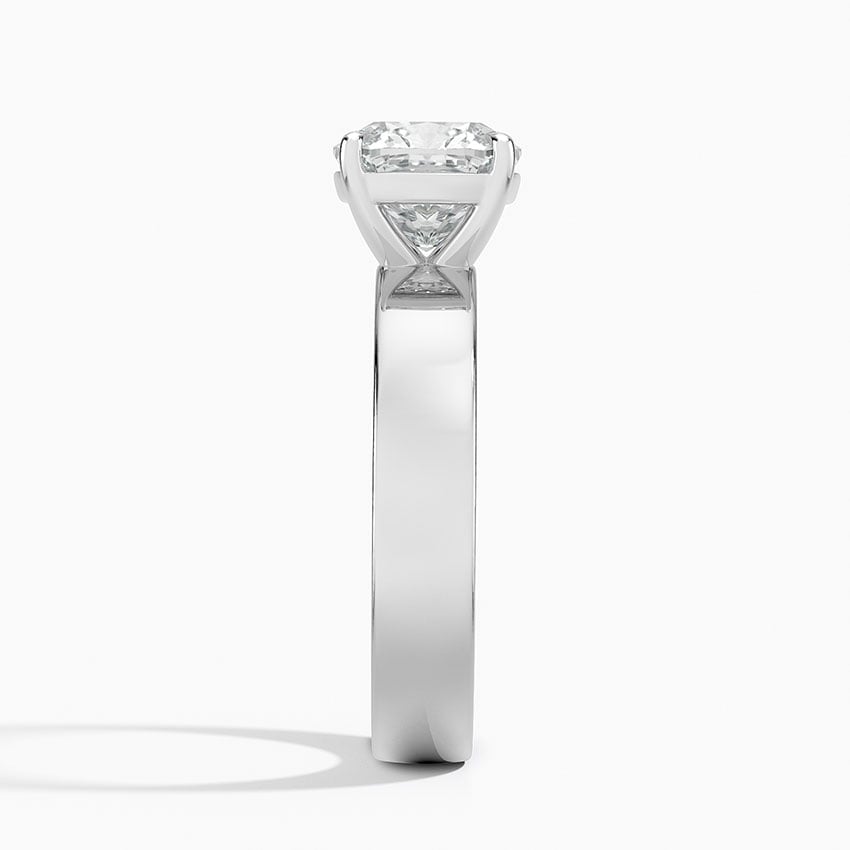 Jasper Cushion lab-grown diamond ring, side2, 2 ct