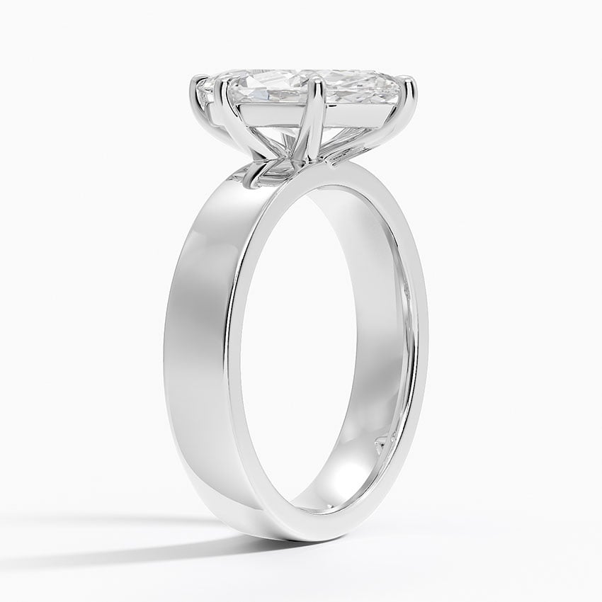 Dogwood Marquise lab-grown diamond ring, side1, 2 ct