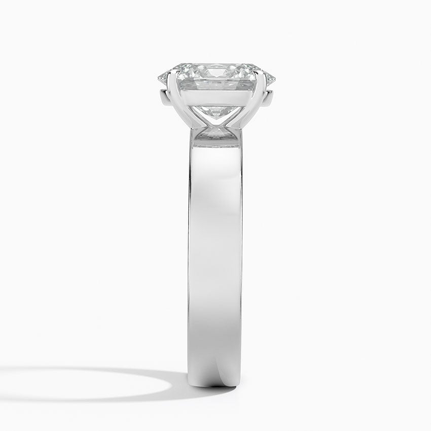 Hawthorn Oval lab-grown diamond ring, side2, 2 ct