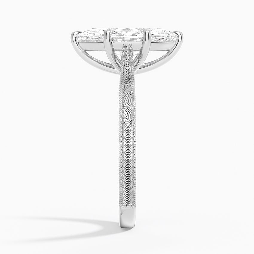 San Juan Marquise lab-grown diamond ring, side2, 2 ct