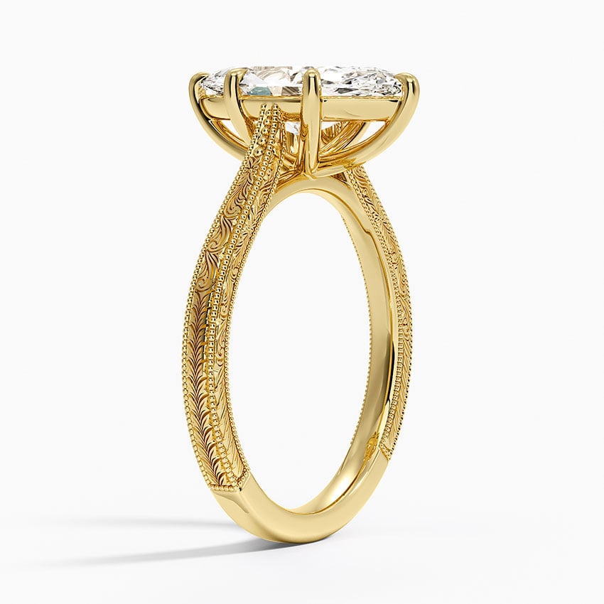 San Juan Marquise lab-grown diamond ring, side1, 2 ct