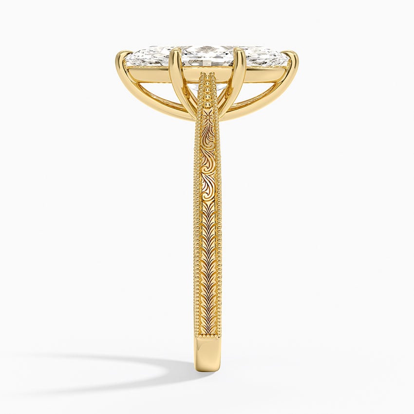 San Juan Marquise lab-grown diamond ring, side2, 2 ct