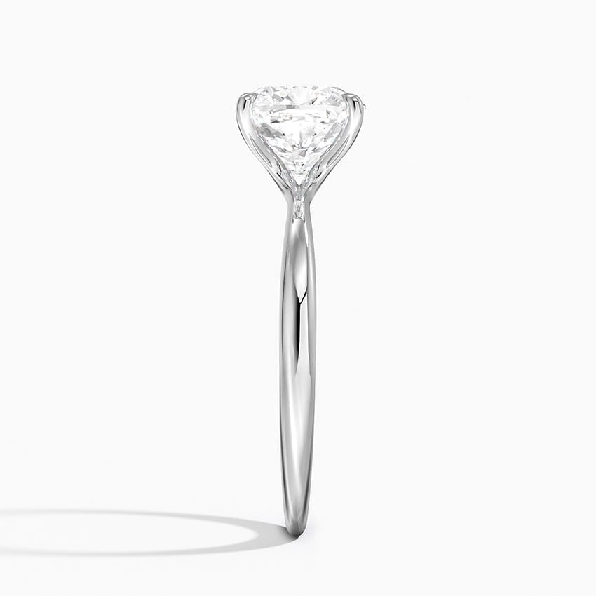 Hazel Asscher lab-grown diamond ring, side2, 2 ct